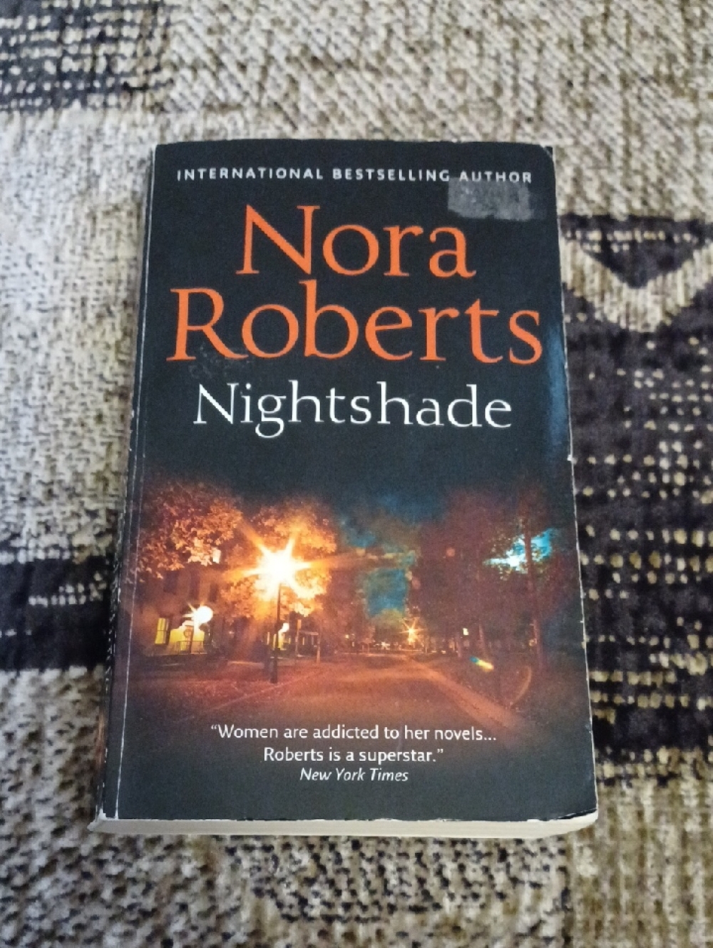 $4 Add-on Nora Roberts "Nightshade" - Paperback Book